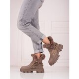 SHELOVET Women's suede ankle boots on the platform Cijene