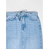 Sinsay Midi suknja od trapera s pojasom | shoptok.hr