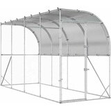  Kavez za piletinu uz zid Srebrna 600 x 150 x 215 cm - 1000 x 200 x 215 cm S krovom cijene