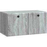 TV ormar za zid 59,5 x 31 x 30 cm Siva Sonoma Konstruirano drvo | shoptok.hr