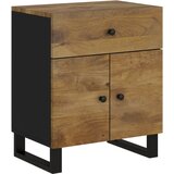 Maison Chic Nočna omarica - Nočna miza 50x33x60 cm trden mangov les in inženirski les, (21686936) Cene