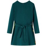  Dječja haljina s dugim rukavima tamnozelena 104 | shoptok.hr