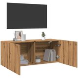 vidaXL TV omarica za stensko montažo Artisan Oak 100x30x41 cm | Shoptok.si