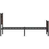 Metalni okvir kreveta bez madraca boja hrasta 100x200 cm | shoptok.hr