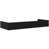  S uzglavljem s ladicama Crni hrast 75 x 190 cm Konstruirano drvo | shoptok.hr
