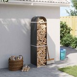  Držač za drva antracit 40x45x170 cm pocinčani čelik | shoptok.hr