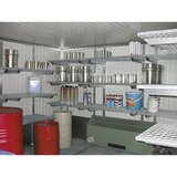 LaCont Toplotno izoliran skladiščni zabojnik za nevarne snovi, zunanje mere VxŠxG 2385 x 2075 x 1075 mm, prestrezna prostornina 300 l | Shoptok.si