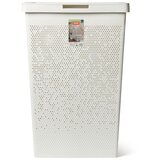 Tatay košara za rublje Bohol 60 l, 42.5x35.5x62 cm, bijela | shoptok.hr