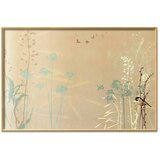  Plakat - Bird on a Meadow 60x40 Zlatni okvir | shoptok.hr