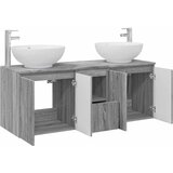  Set ormarića za kupaonicu 3 kom. Siva Sonoma | shoptok.hr
