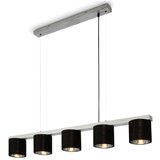 BRILONER Luster na sajli LURI 5xE14/25W/230V, od kaučukovog drveta | Eponuda.com