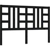 Maison Chic posteljno vzglavje - vzglavna omarica - nočna omarica črno 166x4x100 cm trdna borovina, (21705904) Cene