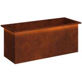 Vrtna posuda za sadnju s LED svjetlom Rđa 40 x 100 x 40 cm Slike