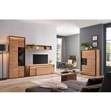 Hom`in vitrina, črna, hrast artisan | Shoptok.si