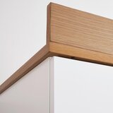 Bessagi Kids otroška garderobna omara lou, bela | Shoptok.si