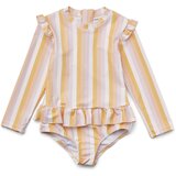 Liewood dječji kupaći kostimi s rukavima sille stripe apple blossom multi mix | shoptok.hr