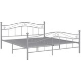  Posteljni okvir siv kovinski 200x200 cm, (20647860) | Shoptok.si