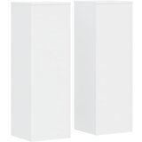 vidaXL Stojalo za rastline 2 kosa belo 33x33x100 cm inženirski les, (21366204) Cene