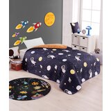  astron - dark blue dark blue single bedspread cene