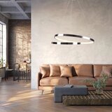  LED luster na sajli ZEFIRA, LED 40 W, 230 V, 4000 K (neutralna bela), prečnik 50 cm, hrom | Eponuda.com