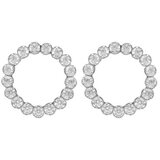 Victoria Cruz halo crystal mindjuše sa swarovski kristalima ( a4474-07ht ) Cene