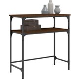  Konzolni stol smeđa boja hrasta 75x35 5x75 cm konstruirano drvo | shoptok.hr