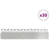  Rubnjaci za travnjak 30 pcs Srebrno 103 x 0 05 x 22 cm | shoptok.hr