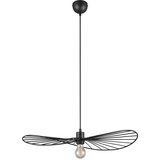Tri O mat črna viseča svetilka ø 60 cm chapeau – Cene