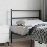  Metalno zamjensko uzglavlje crno 107 cm | shoptok.hr