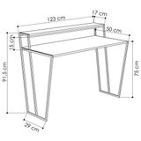 Hanah home Radni sto 123x91.5x50cm Hrast | Eponuda.ba
