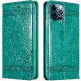 Cadorabo Ohišje, združljivo z Apple iPhone 12 PRO MAX v turkizna z okraski - Zaščitni ovitek z magnetnim zapiranjem, funkcijo stojala in režo za kartice, (20561110) | Shoptok.si