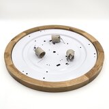  Brilagi - LED plafonsko svetlo BELLADONNA 3xE27/15W/230V prečnik 50 cm krem/hrast | Eponuda.com