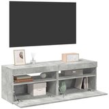 TV ormarići s LED svjetlima 2 kom siva boja betona 60x35x40 cm | shoptok.hr