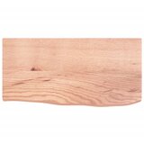  Zidna polica svjetlosmeđa 60x30x(2-4) cm obrađena hrastovina | Eponuda.com