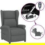 vidaXL Električni naslanjač temno sivo blago, (20812056) | Shoptok.si