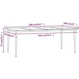  9-dijelni vrtni blagovaonski set s jastucima crni | shoptok.hr