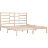  Posteljni okvir iz trdnega lesa 200x200 cm, (20648243) | Shoptok.si