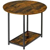  Rustikalni set stolića za kavu 2-u-1 – drvo, vintage stil, 123 × 60 × 51 cm | shoptok.hr