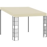 vidaXL paviljon za namestitev na steno 3x3 m krem iz blaga | Shoptok.si