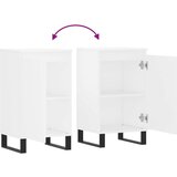  Komode 2 kom bijele 40 x 35 x 70 cm od konstruiranog drva | shoptok.hr