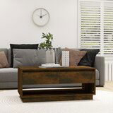 vidaXL Stolić za kavu boja dimljenog hrasta 102 5 x 55 x 44 cm iverica | shoptok.hr