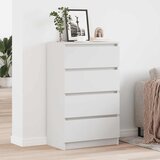  Komoda bijela 60 x 35 x 98,5 cm od konstruiranog drva | Eponuda.com