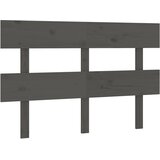  Uzglavlje za krevet sivo 138 x 3 x 81 cm od masivne borovine | shoptok.hr