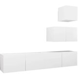  4-dijelni set TV ormarića bijeli od iverice | shoptok.hr