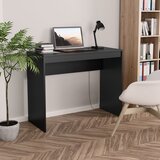 vidaXL Pisalna miza črna 90x40x72 cm iverna plošča Cene