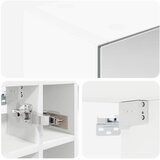  Kupaonski ormar s ogledalom Bijelo 60 x 14,5 x 50 cm | shoptok.hr