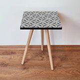 Hanah home klub sto Shp222, 35x42x35 cm, Crni Cene