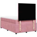 Box spring krevet s madracem ružičasti 120 x 200 cm baršunasti | shoptok.hr