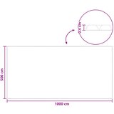  Solarni pokrivač za bazen 1000 x 500 cm 110 μm Četvrtasti PE | shoptok.hr