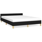 Okvir za krevet bez madraca crni 140x200 cm od tkanine | shoptok.hr